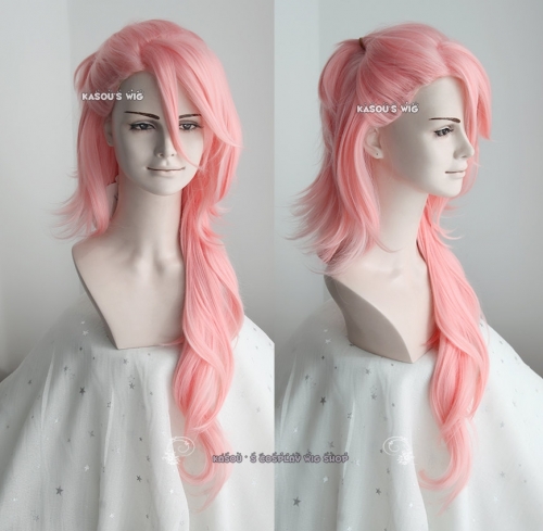 Touken Ranbu 刀剣乱舞 Souza Samonji 宗三左文字 95cm Long Pink Pre Styled Cosplay Wig